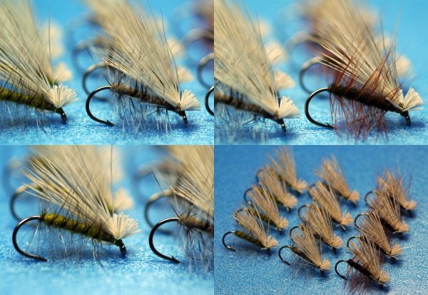 Elk Hair Caddis Bleach #10, set of 12