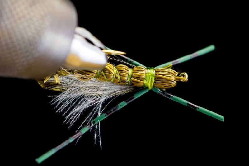 Rene Harrop CDC Spring Creek Hopper Olive CDC SPRING CREEK HOPPER OLIVE fix