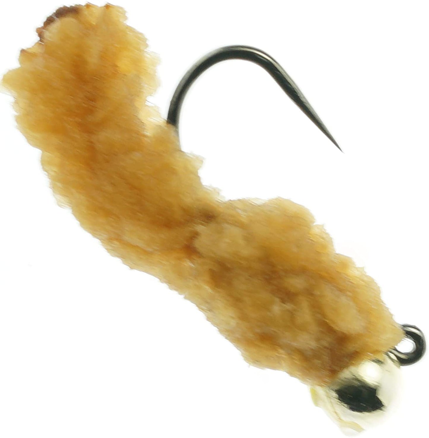 Jig Mook Pellet Brown GoFly Pure Domestic Feather Jig GoFly Custom Fly Premium Trout