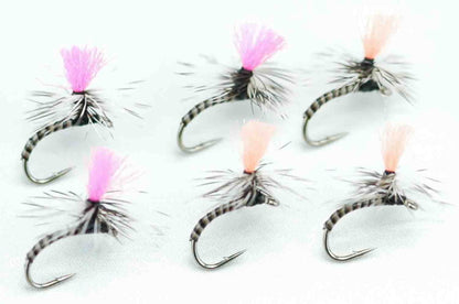 ADW Midge Parachute Grizzly #18 Set of 6