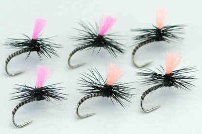 ADW Midge Parachute Black #16 Set of 6