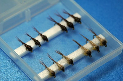 Hare's Ear Feathered Tail Nymphs, set of 12