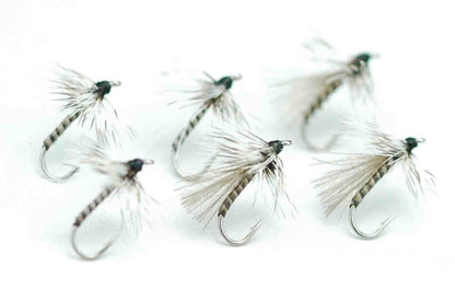 CDC Midge Adult Grizzly #20 Set of 6