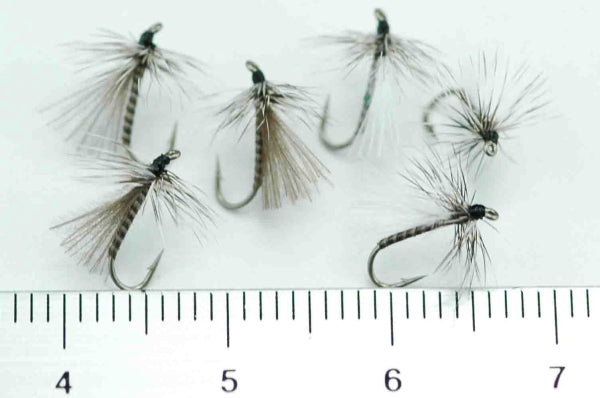 CDC Midge Adult Grizzly #18 Set of 6