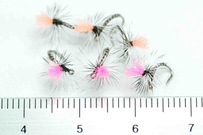 ADW Midge Parachute Grizzly #18 Set of 6