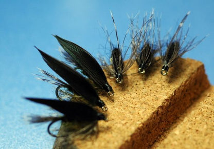 Black Peacock & Soft Hackle 6-piece set