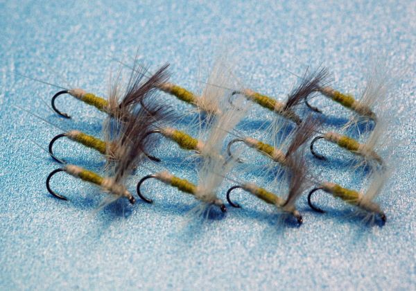 Hermon Flatback Mayfly Solax Dan Set of 12