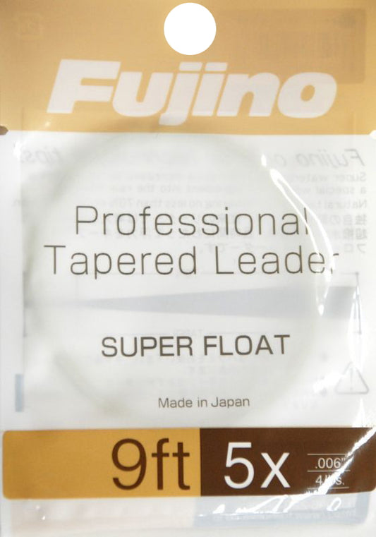 Fujino Taper Leader Professional Super Float Leader 9ft/12ft