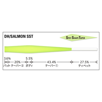 VARIVAS Tapered leader DH/Salmon SST [nylon]