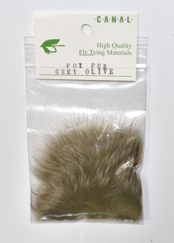 CANAL FOX FUR Gray Olive