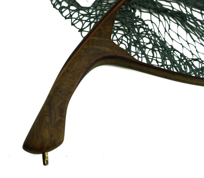 WISE CUSTOM Landing net, 35cm long, rosewood