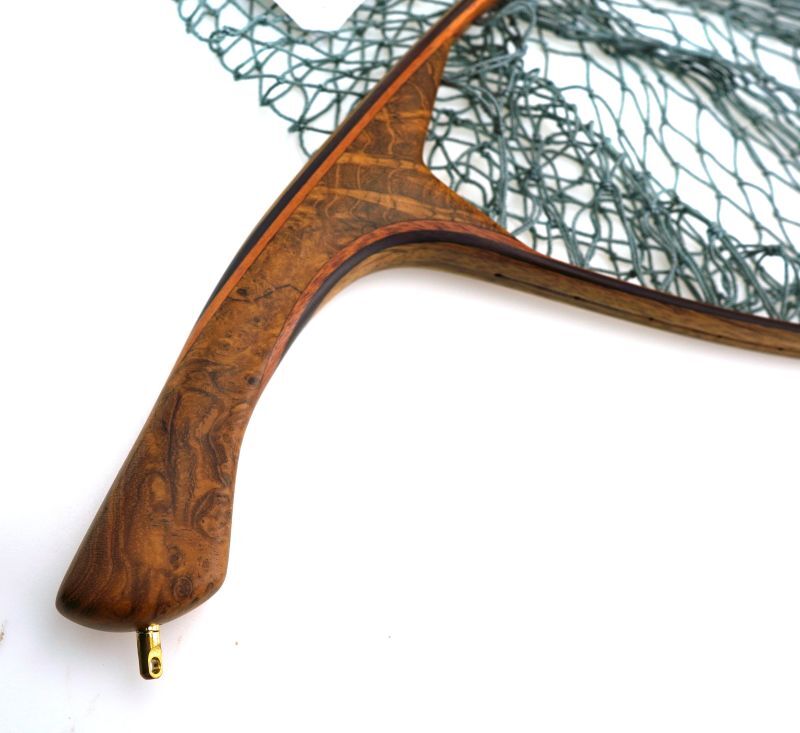 WISE CUSTOM Landing net, 35cm long, rosewood