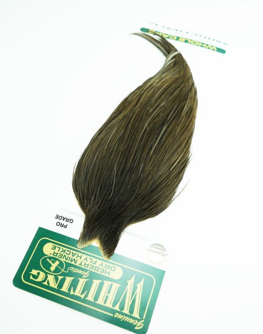 Whiting Hebert Cock Hackle Professional Grade Dark Grey Dun B