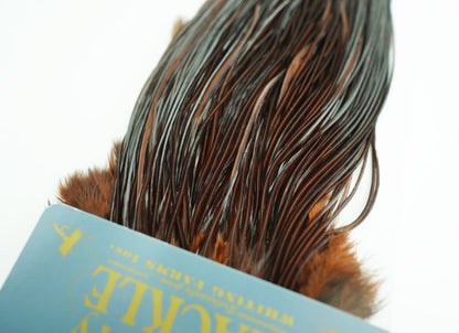 Whiting High & Dry Cock Hackle/HIGH&DRY ROOSTER CAPE Grizzly Dyed Coachman Brown