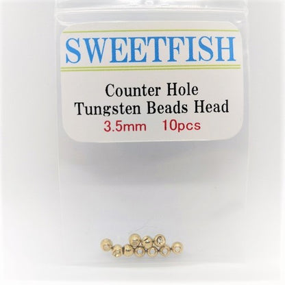 Counter Hole Tungsten Beads Head Sweetfish