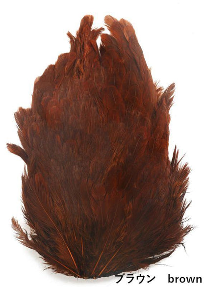 India hen saddle dyed Indian